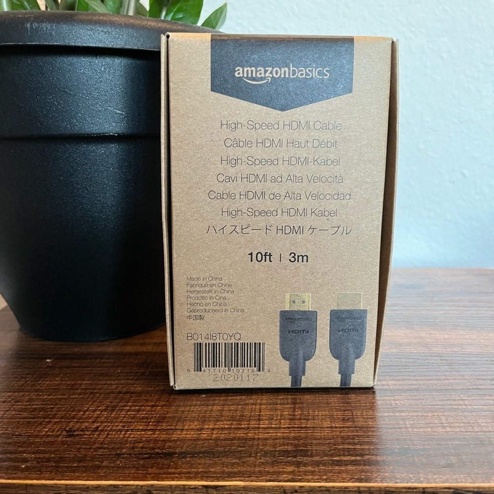 *Last Chance* | Amazon Basics | High-Speed HDMI Cable | 10 foot